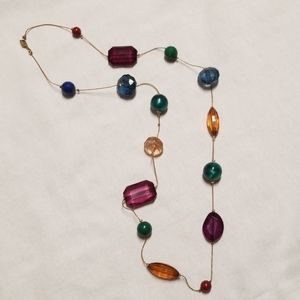 🍒 3 for $15! Beaded necklace, gold chain